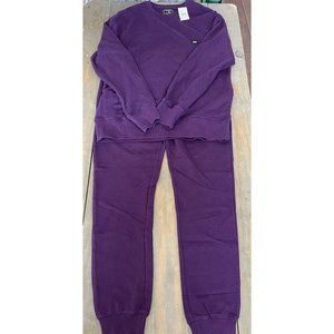 PRPS Mens Purple Sweatshirt and Sweatpants Set Size XL
